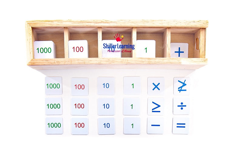 Number Tile Set with Operator Cards