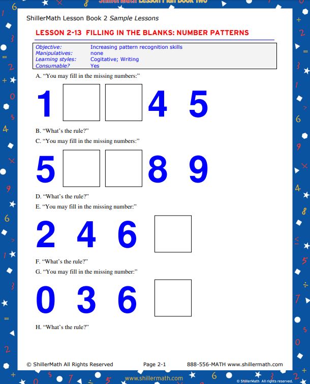 Math Lesson Book 2