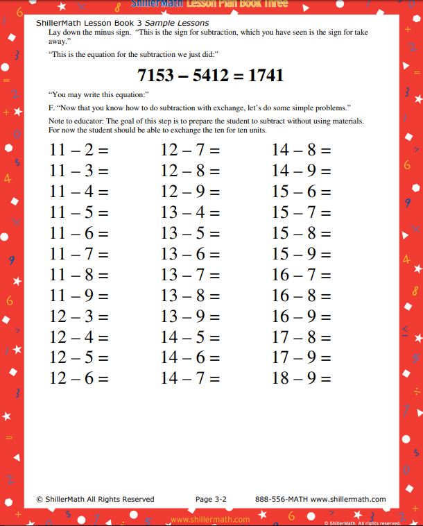 Math Lesson Book 3