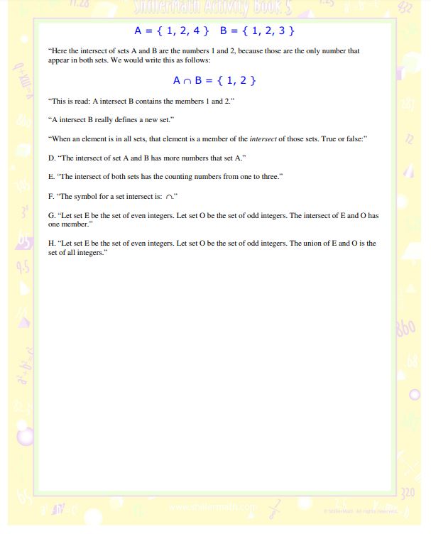Math Lesson Book 5