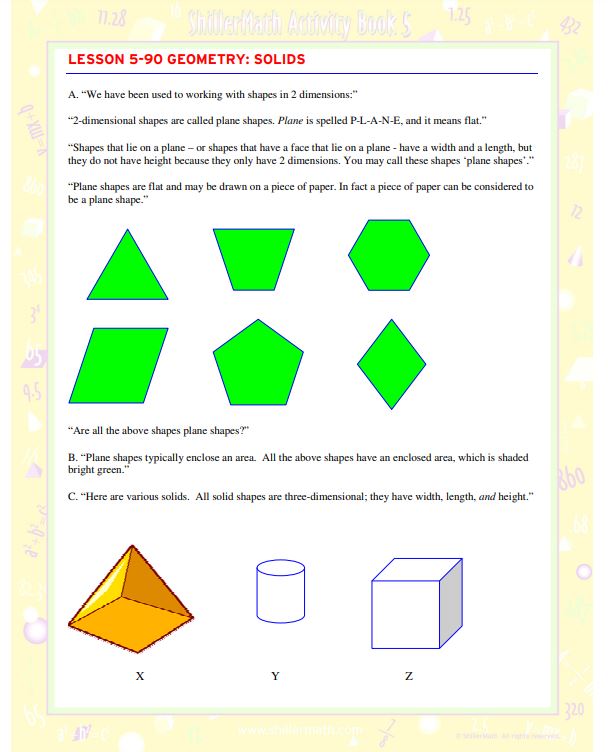 Math Lesson Book 5