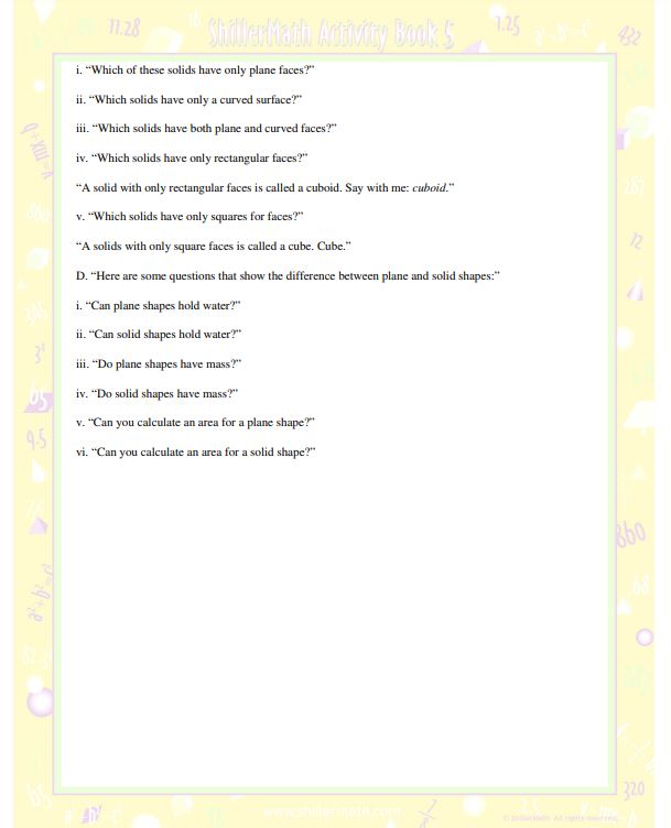 Math Lesson Book 5