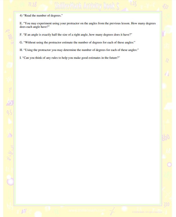 Math Lesson Book 5