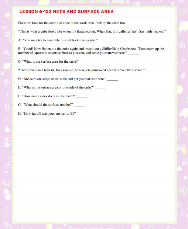 Math Lesson Book 6