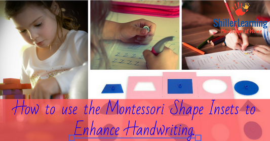 How to use the Montessori Shape Insets to Enhance Handwriting.