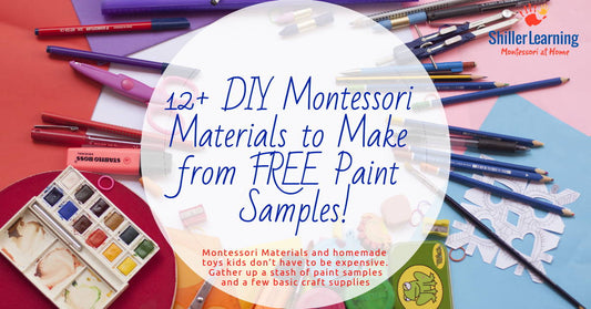 12+ DIY Montessori Materials to Make from FREE Paint Samples!