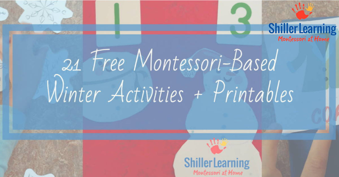 21 Free Montessori Based Winter Printable Activities