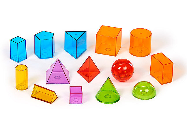 3-D Geo Shapes (set of 14)