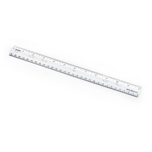 12" See-Through Plastic Ruler