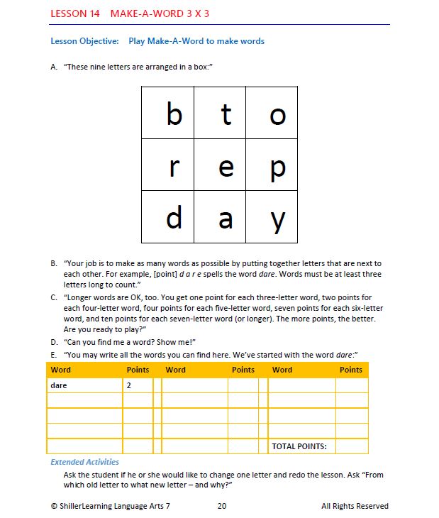 Language Arts Kit B (G1-G4)