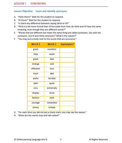 Language Arts Kit B (G1-G4)