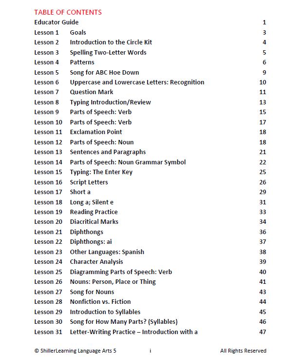 Language Arts Kit B (G1-G4)