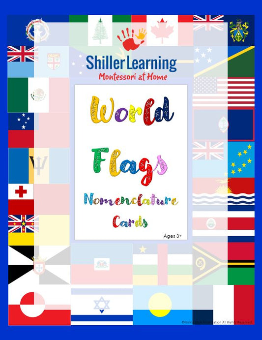 World Flags Nomenclature Cards