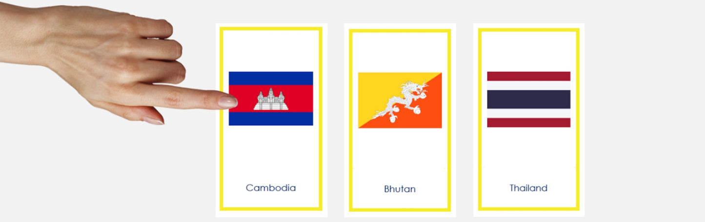 World Flags Nomenclature Cards