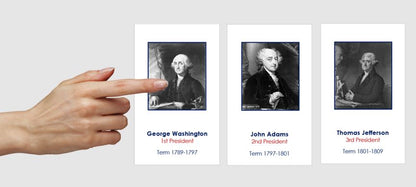 US President Nomenclature Cards