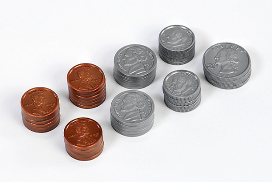 Set of US Coins (Plastic)