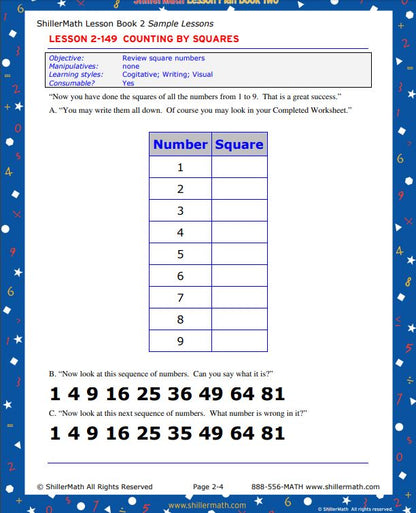 Math Lesson Book 2