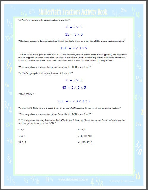 Fractions Kit (G1-G8)